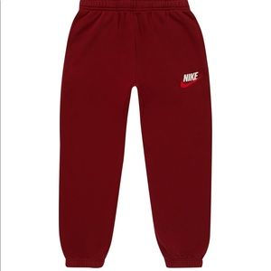 supreme x nike collab sweatpants